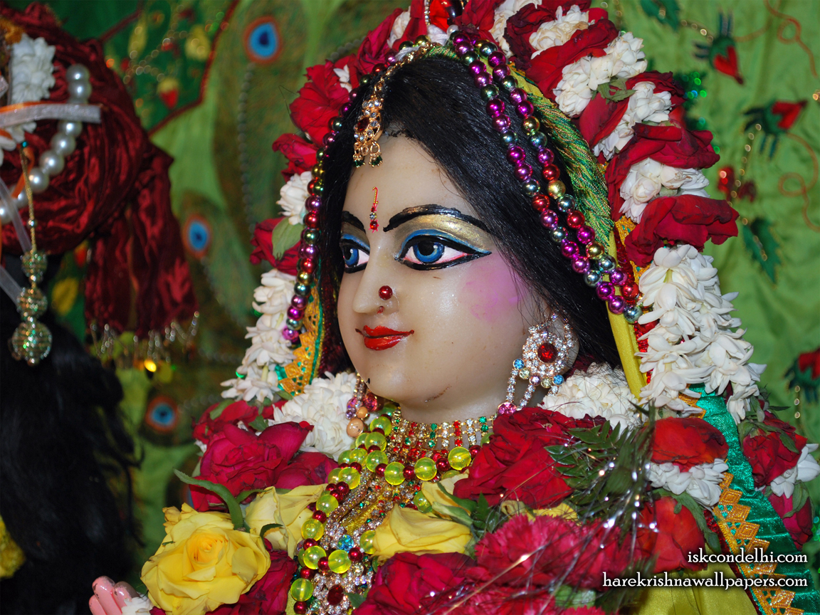 Sri Radha Close up Wallpaper (028) Size 1152x864 Download