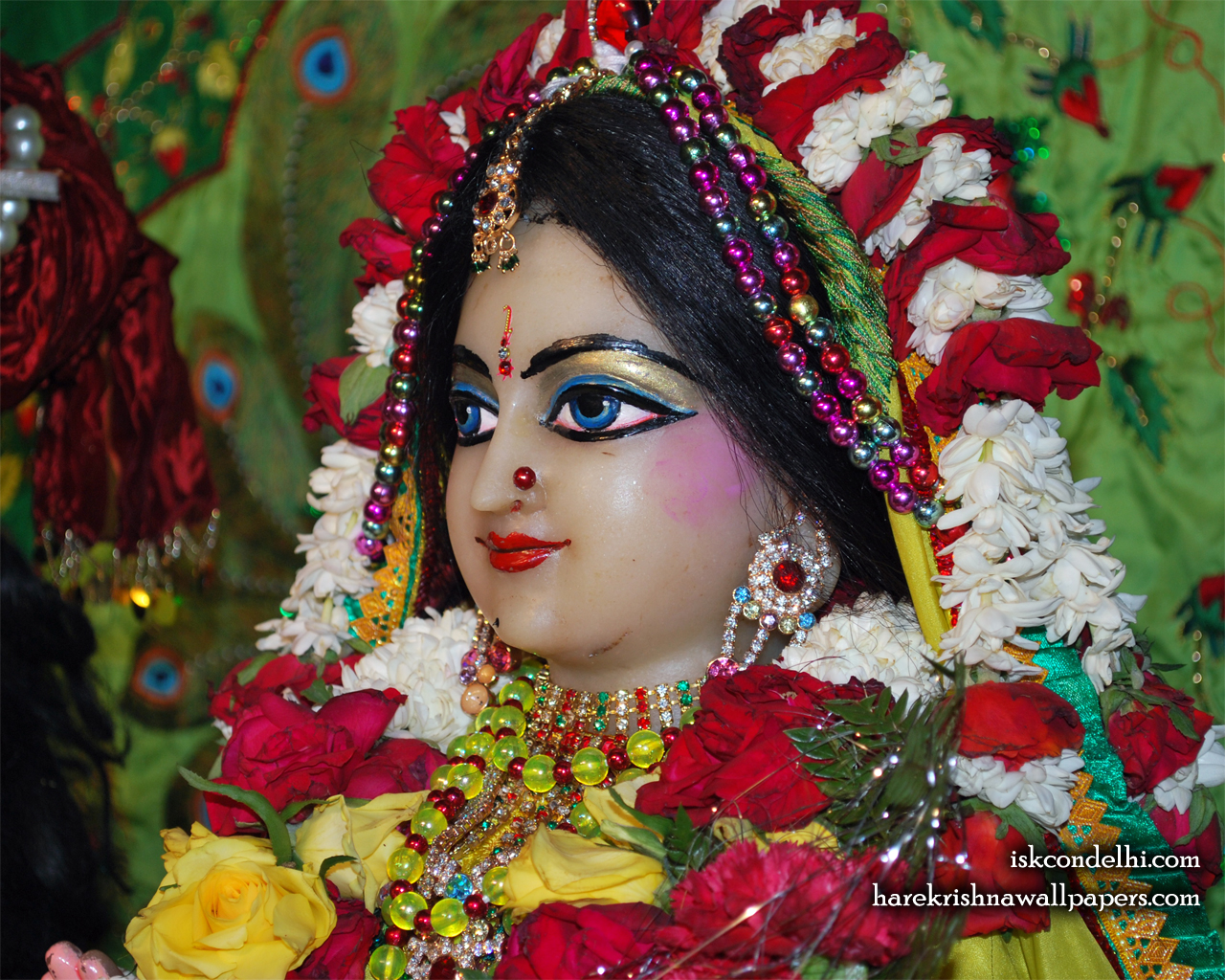 Sri Radha Close up Wallpaper (028) Size 1280x1024 Download