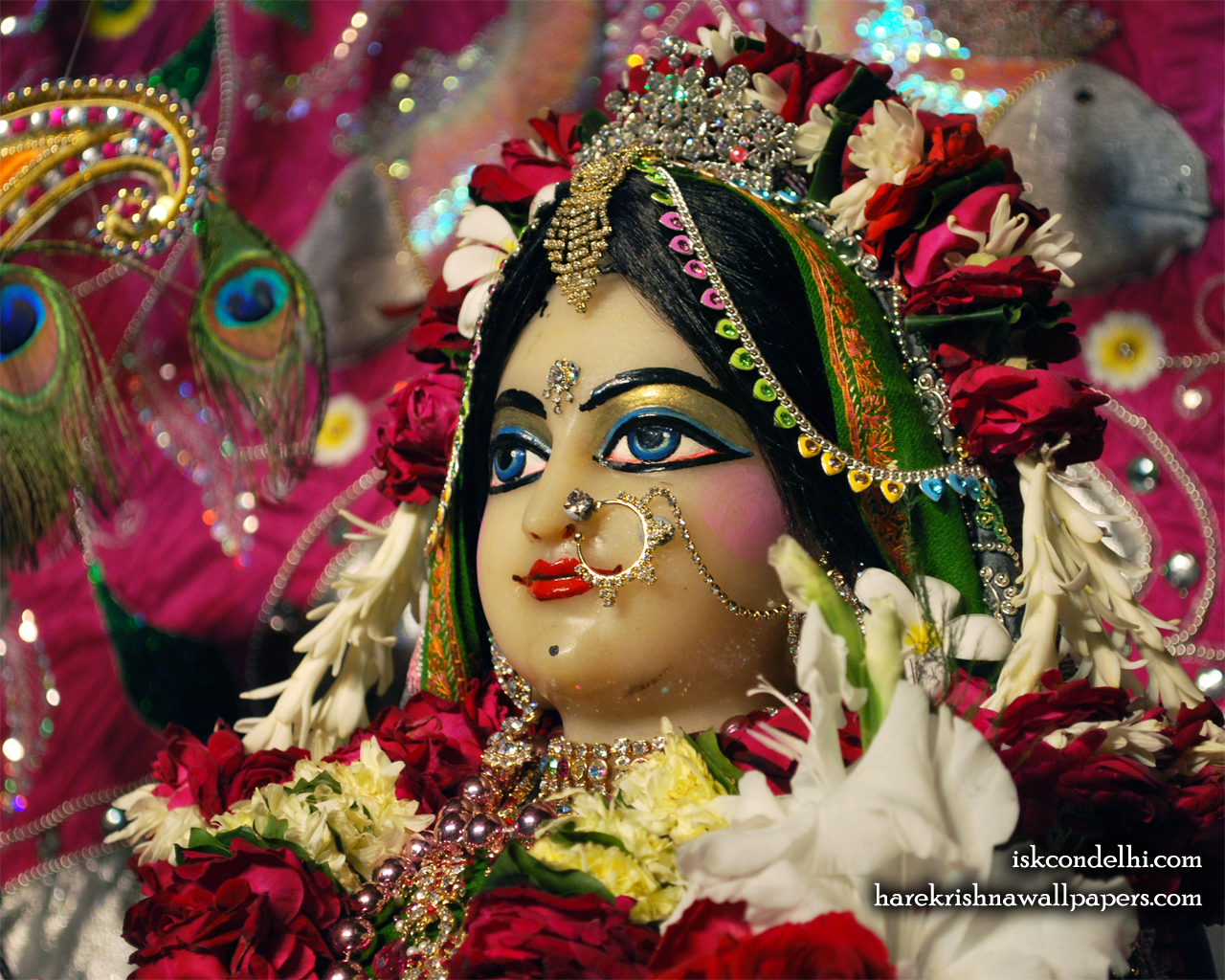 Sri Radha Close up Wallpaper (029) Size 1280x1024 Download