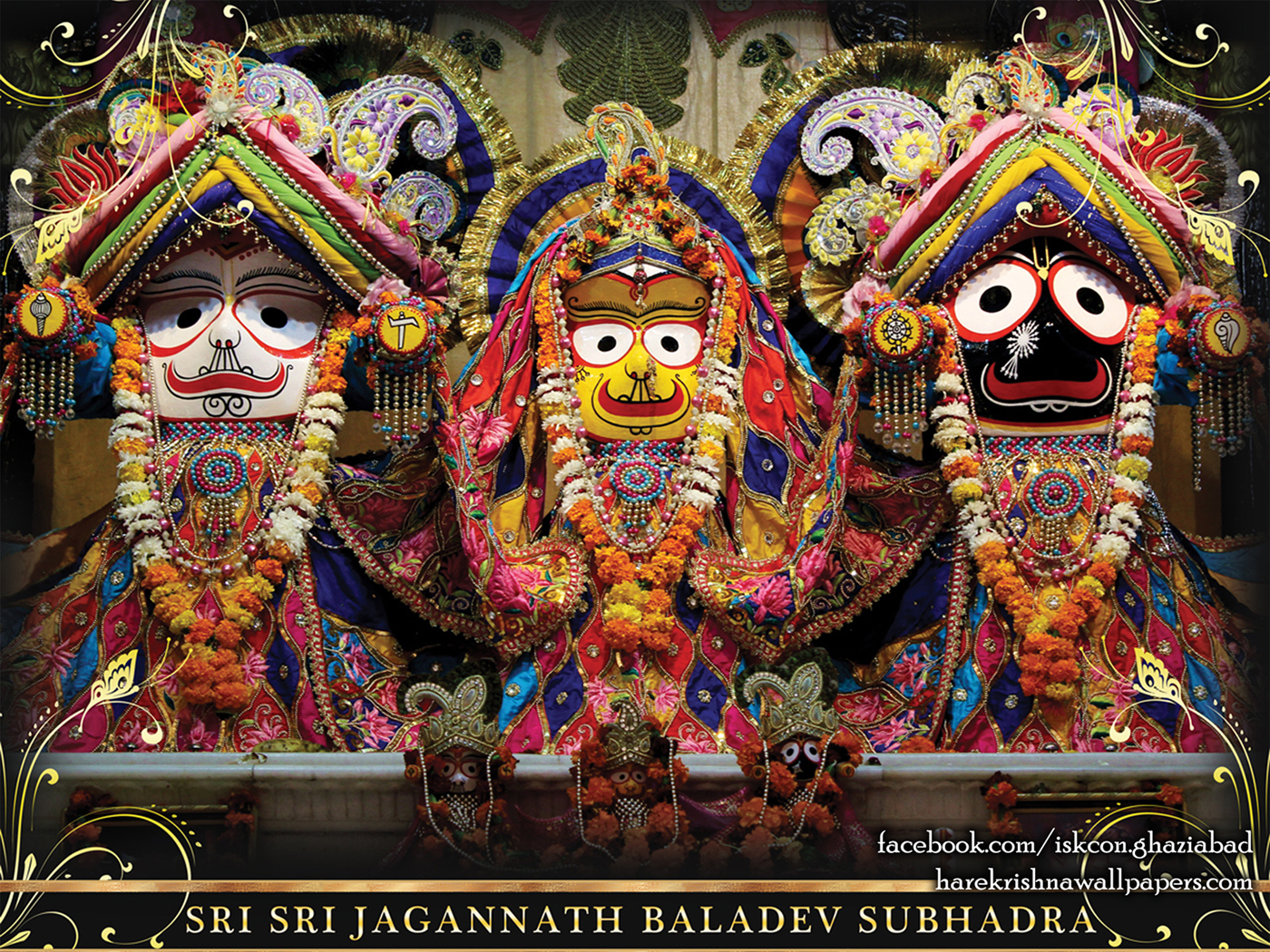 Jagannath Baladeva Subhadra Wallpaper (001) Size 1400x1050 Download