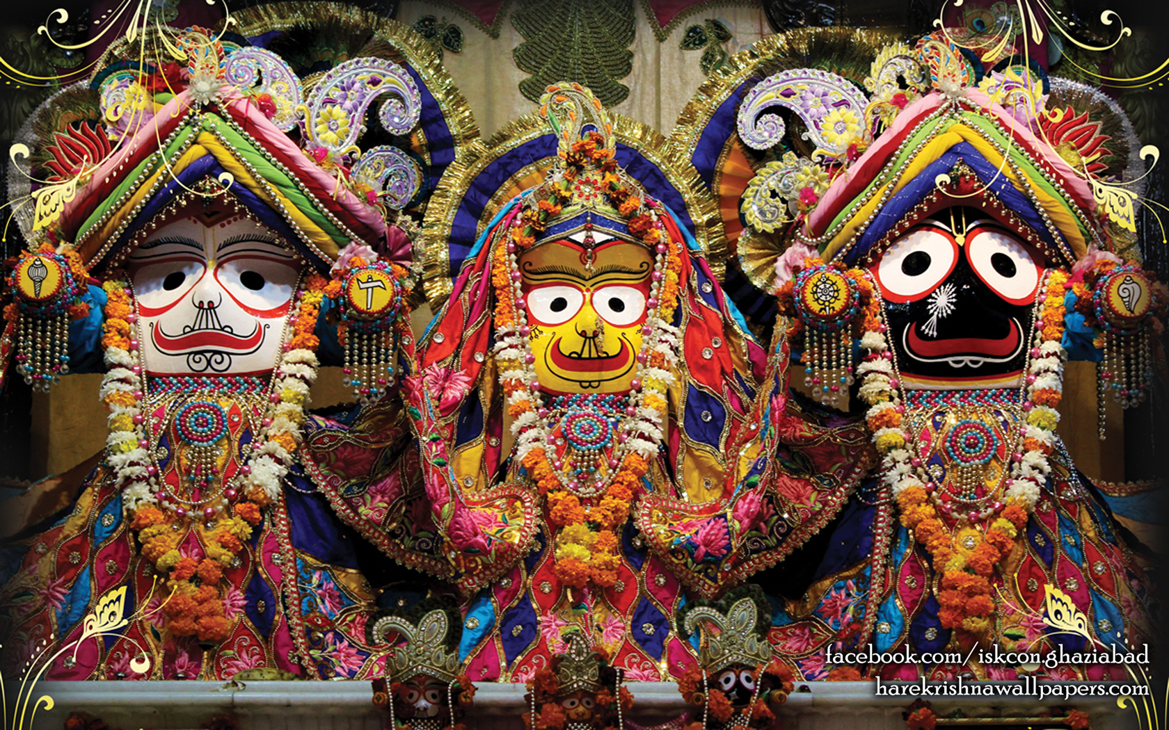 Jagannath Baladeva Subhadra Wallpaper (001) Size 1680x1050 Download