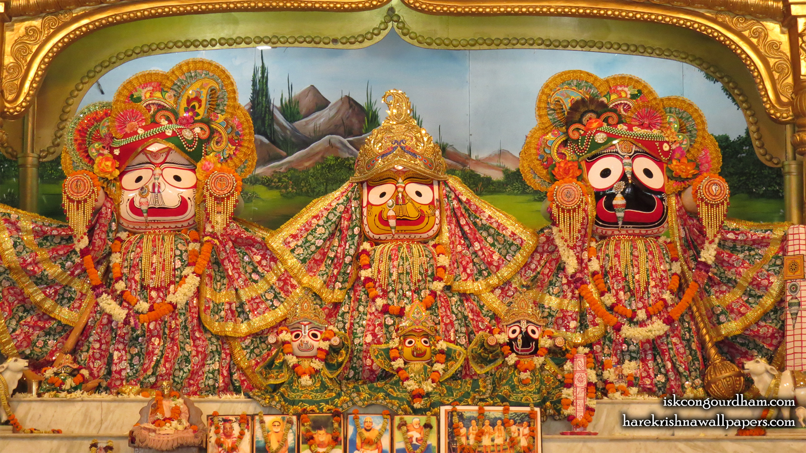Jagannath Baladeva Subhadra Wallpaper (001) Size 1600x900 Download