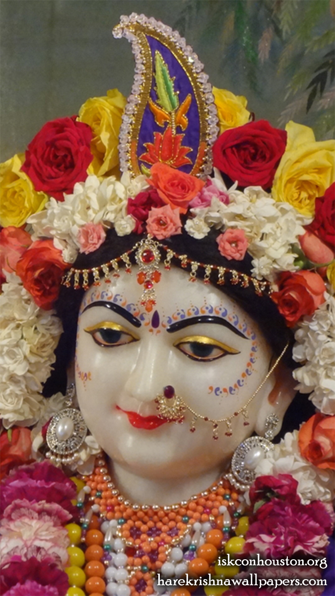 Sri Radha Close up Wallpaper (001) Size 675x1200 Download