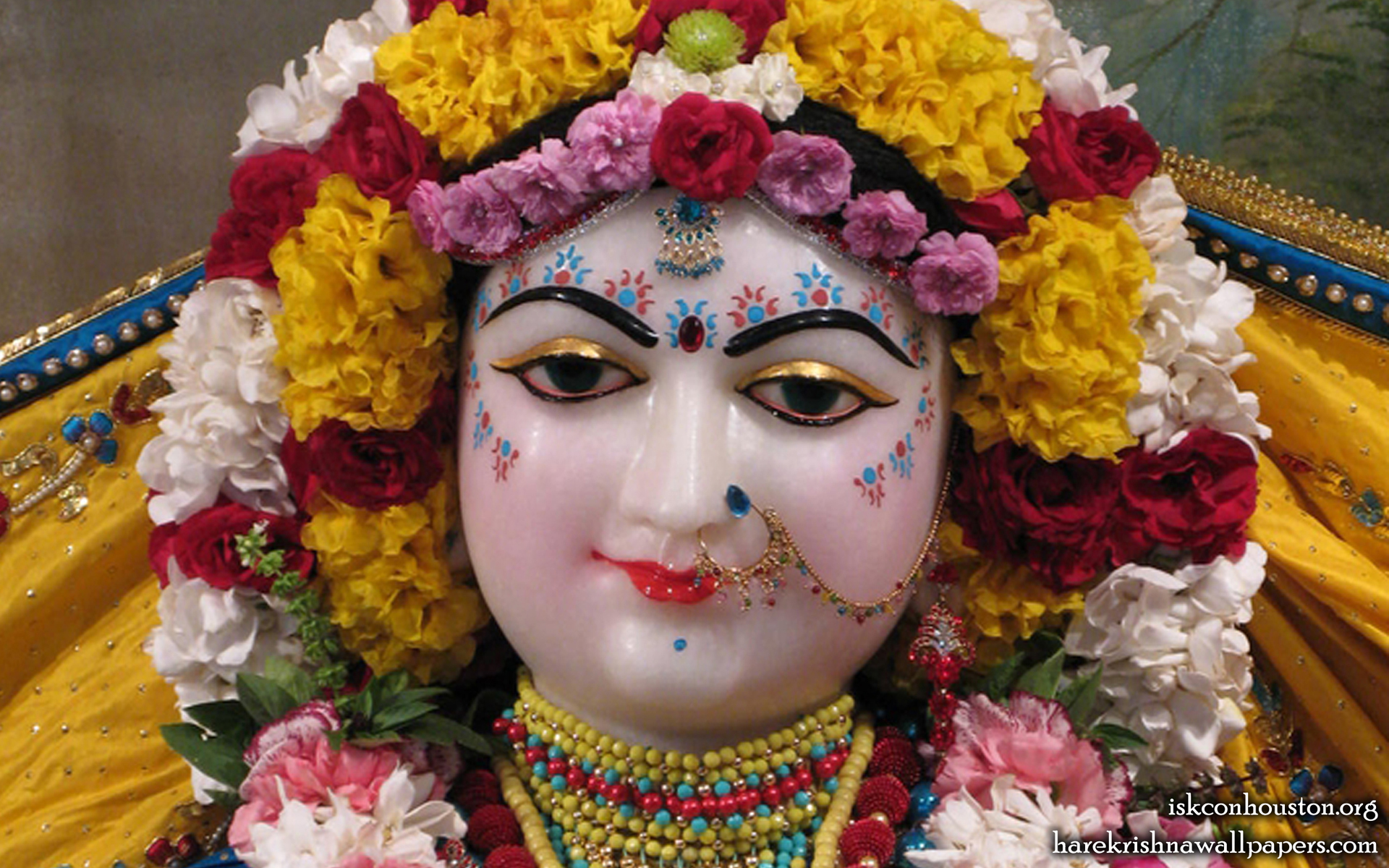 Sri Radha Close up Wallpaper (002) Size 1920x1200 Download
