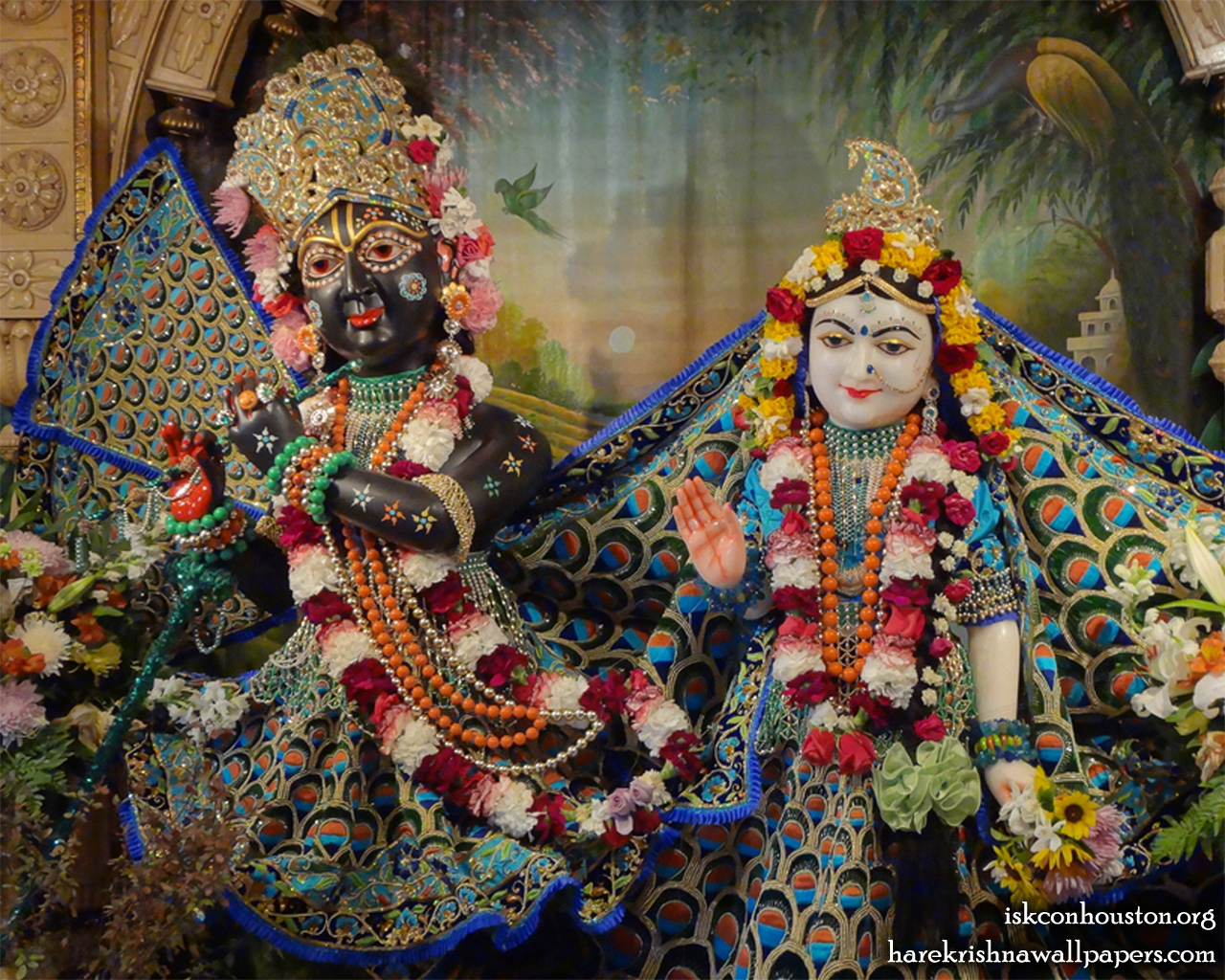 Sri Sri Radha Nilamadhava Close up Wallpaper (002) Size 1280x1024 Download
