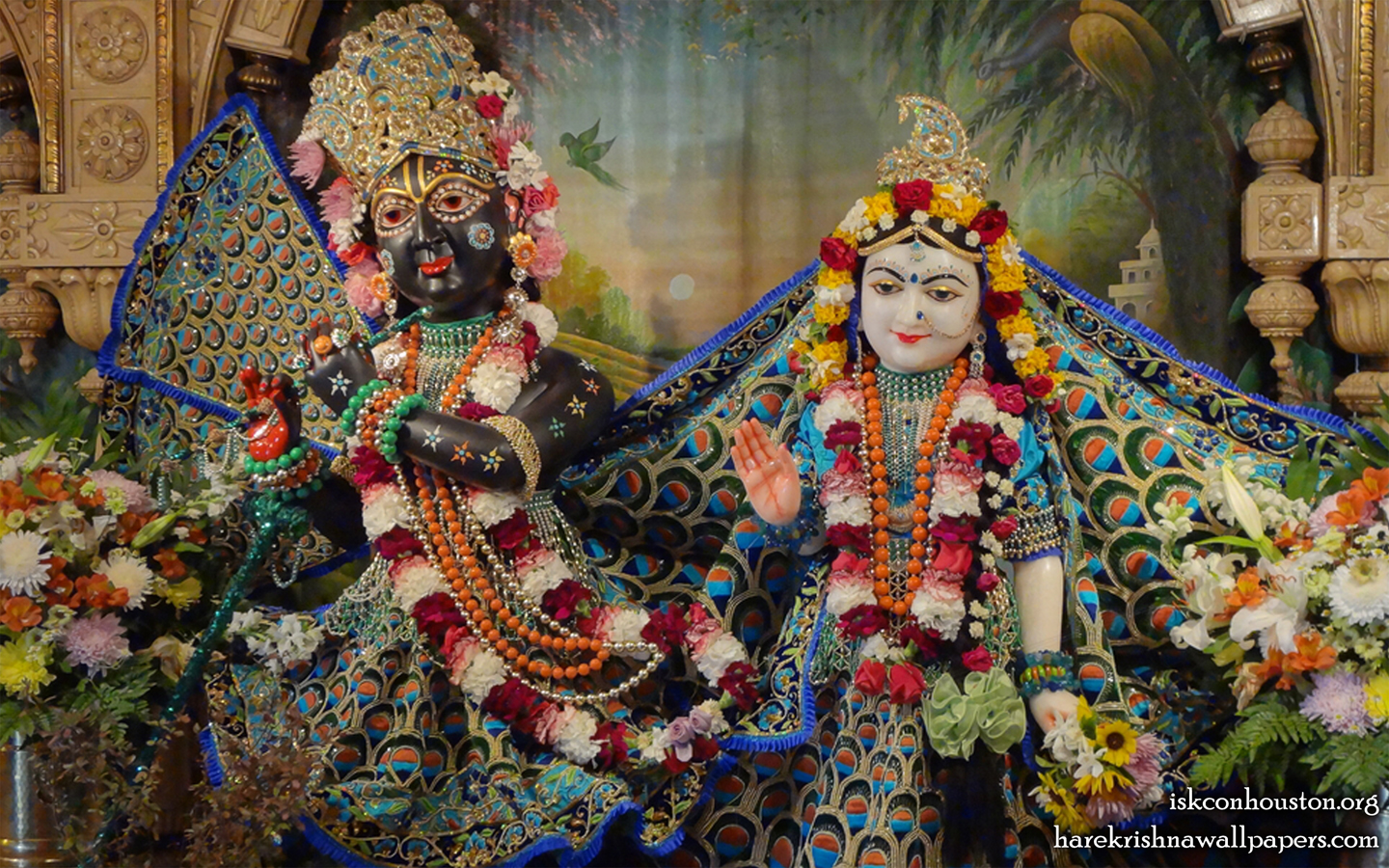 Sri Sri Radha Nilamadhava Close up Wallpaper (002) Size 1440x900 Download