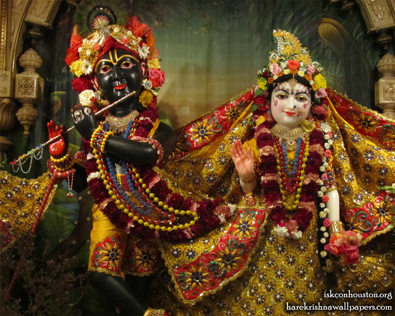 Sri Sri Radha Nilamadhava Close up Wallpaper (003) Size 1280x1024 Download