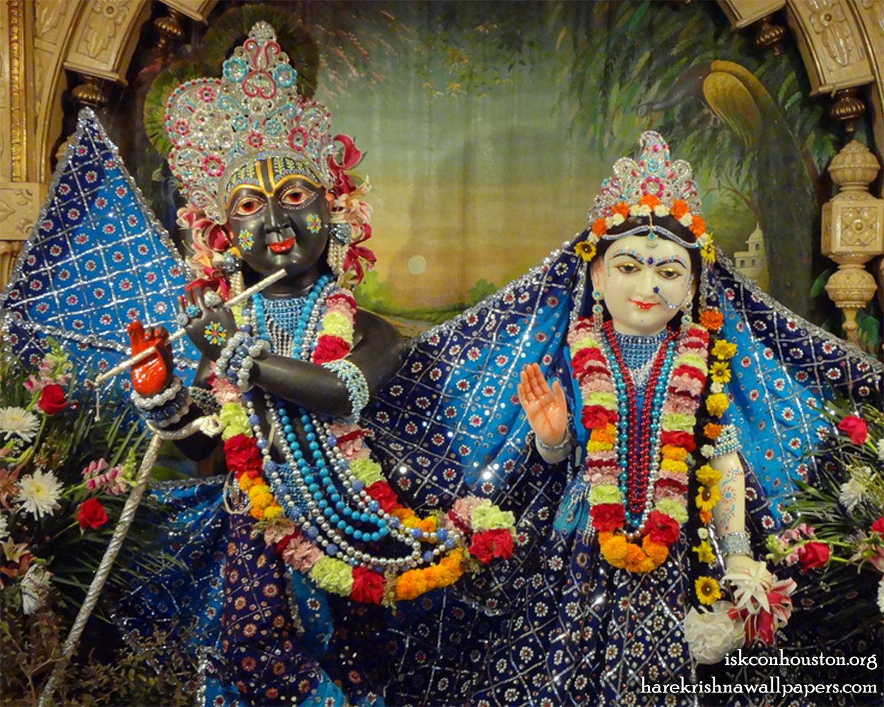 Sri Sri Radha Nilamadhava Close up Wallpaper (004) Size 1280x1024 Download