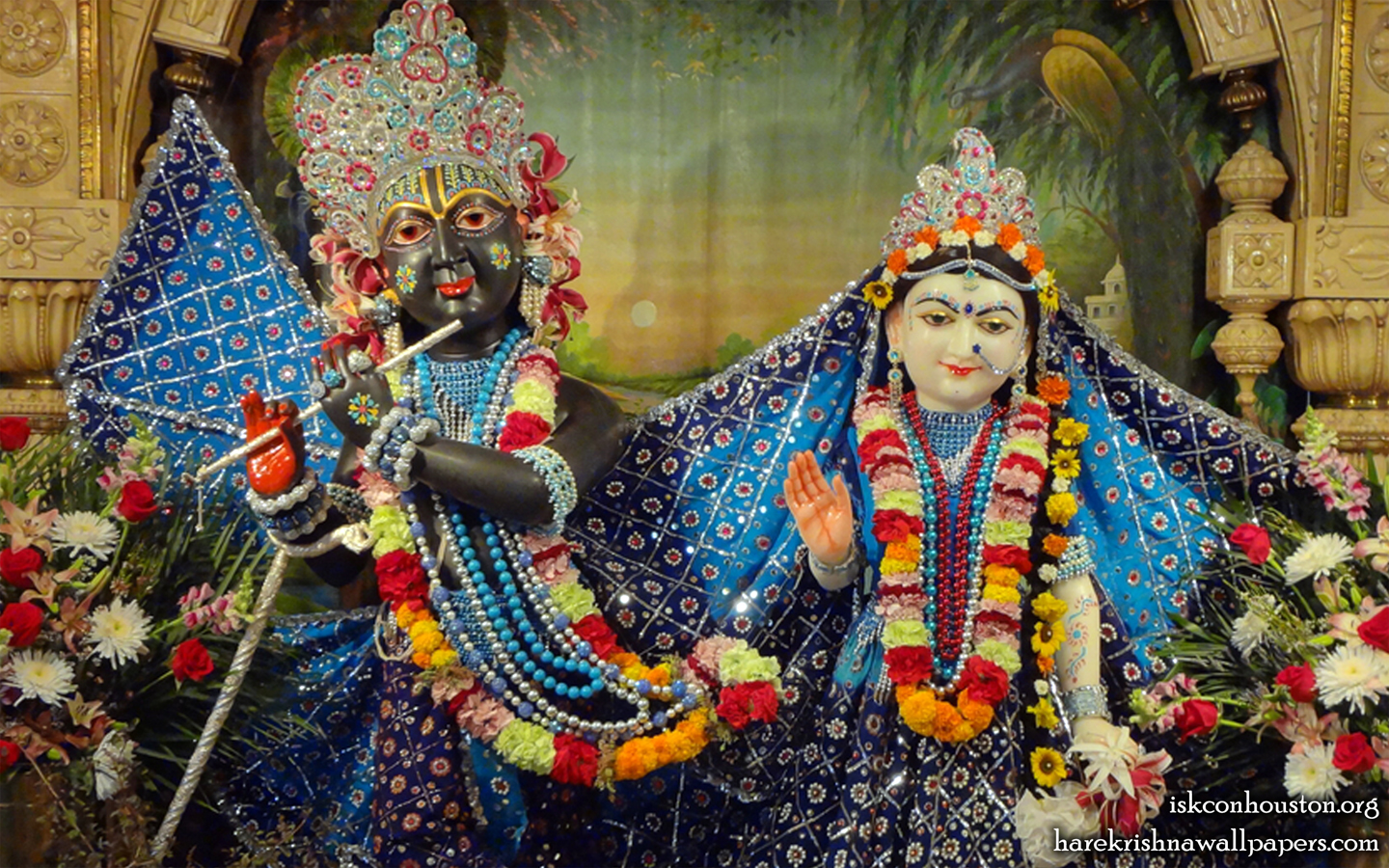 Sri Sri Radha Nilamadhava Close up Wallpaper (004) Size 1440x900 Download