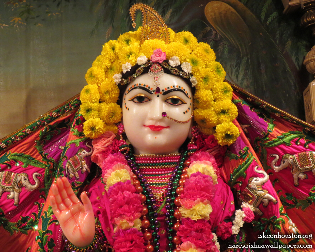 Sri Radha Close up Wallpaper (005) Size 1280x1024 Download