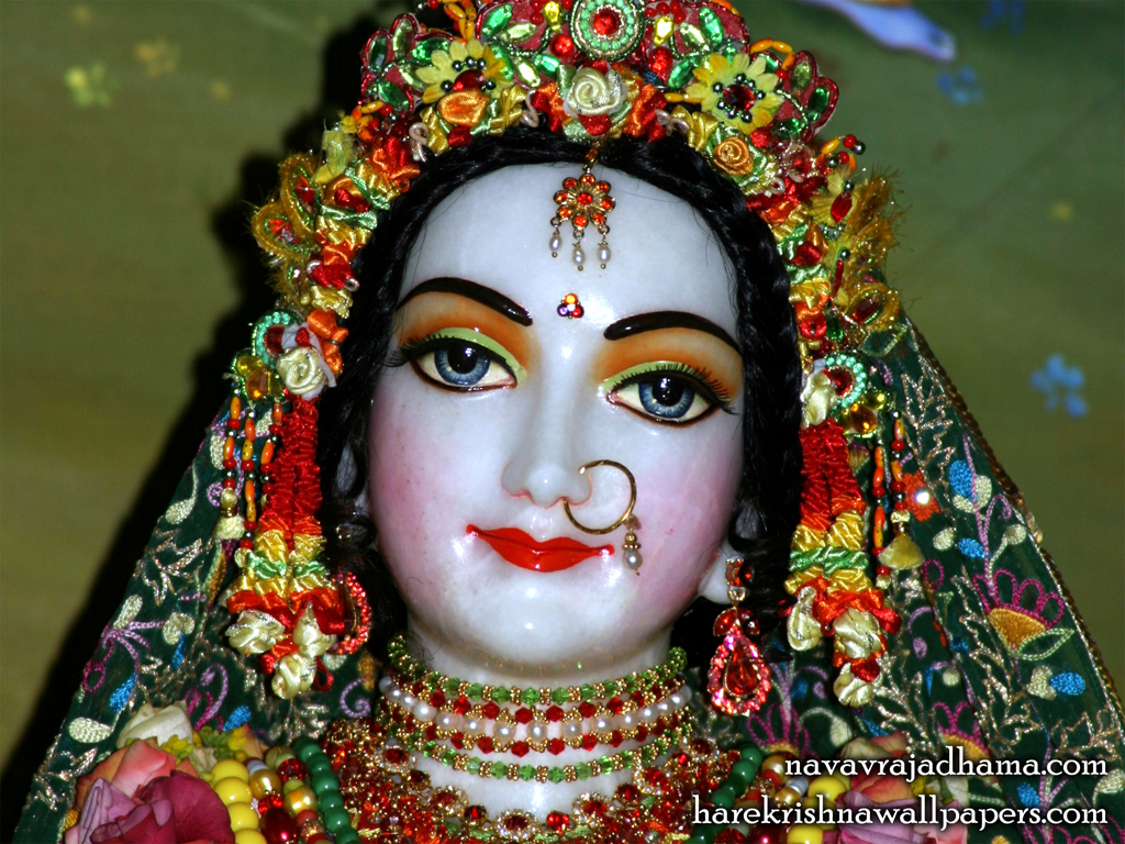 Sri Radha Close up Wallpaper (001) Size 1024x768 Download