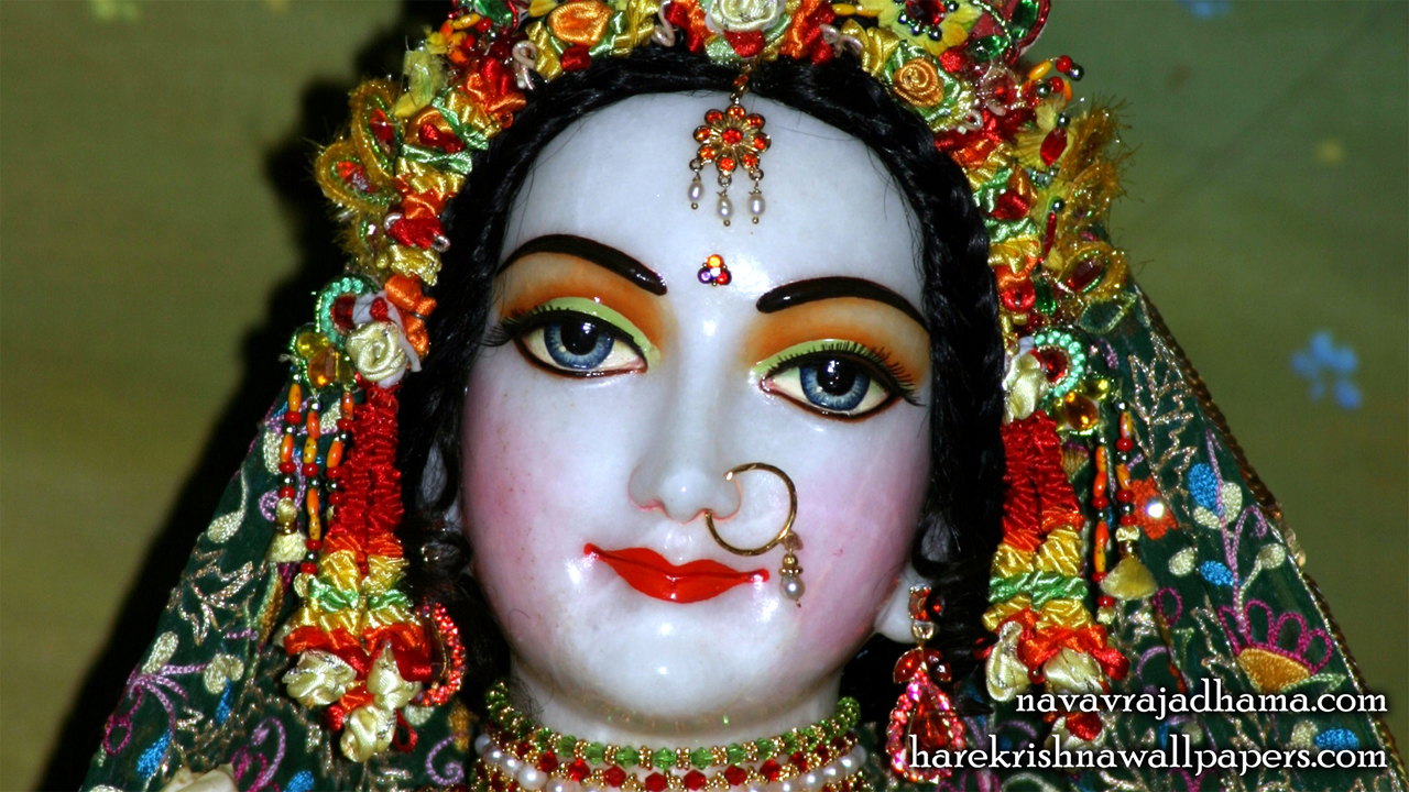 Sri Radha Close up Wallpaper (001) Size1280x720 Download