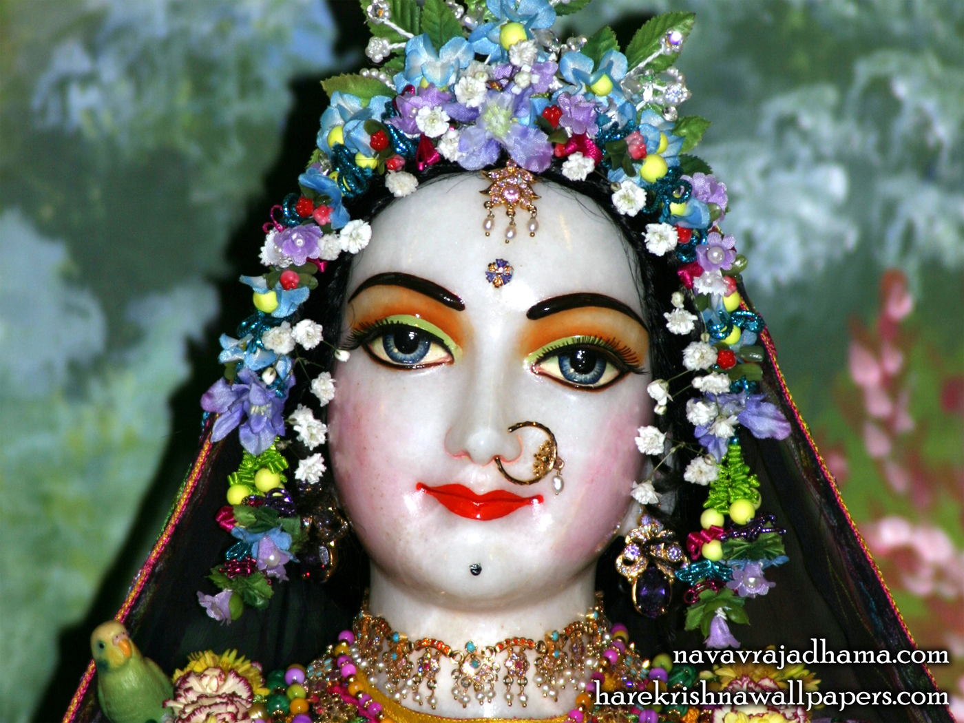 Sri Radha Close up Wallpaper (002) Size 1400x1050 Download