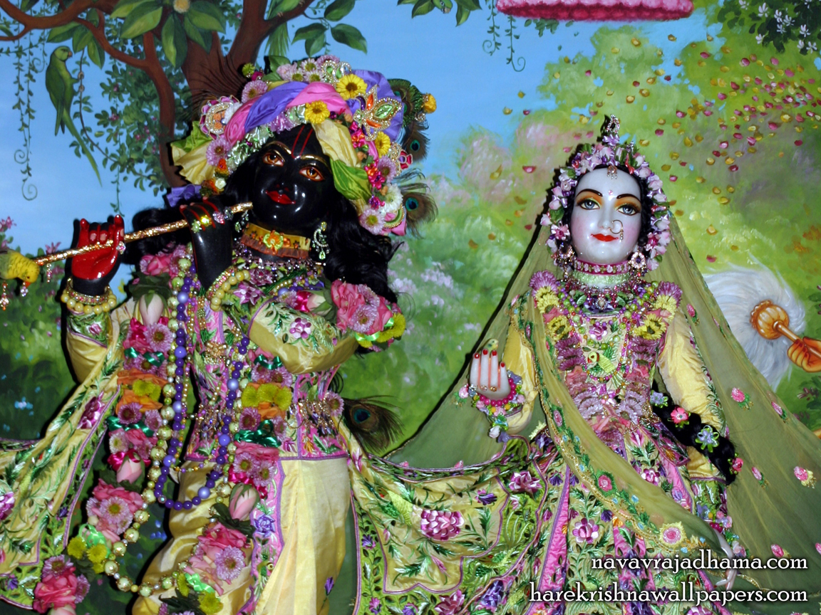 Sri Sri Radha Shyamsundar Close up Wallpaper (002) Size 1152x864 Download