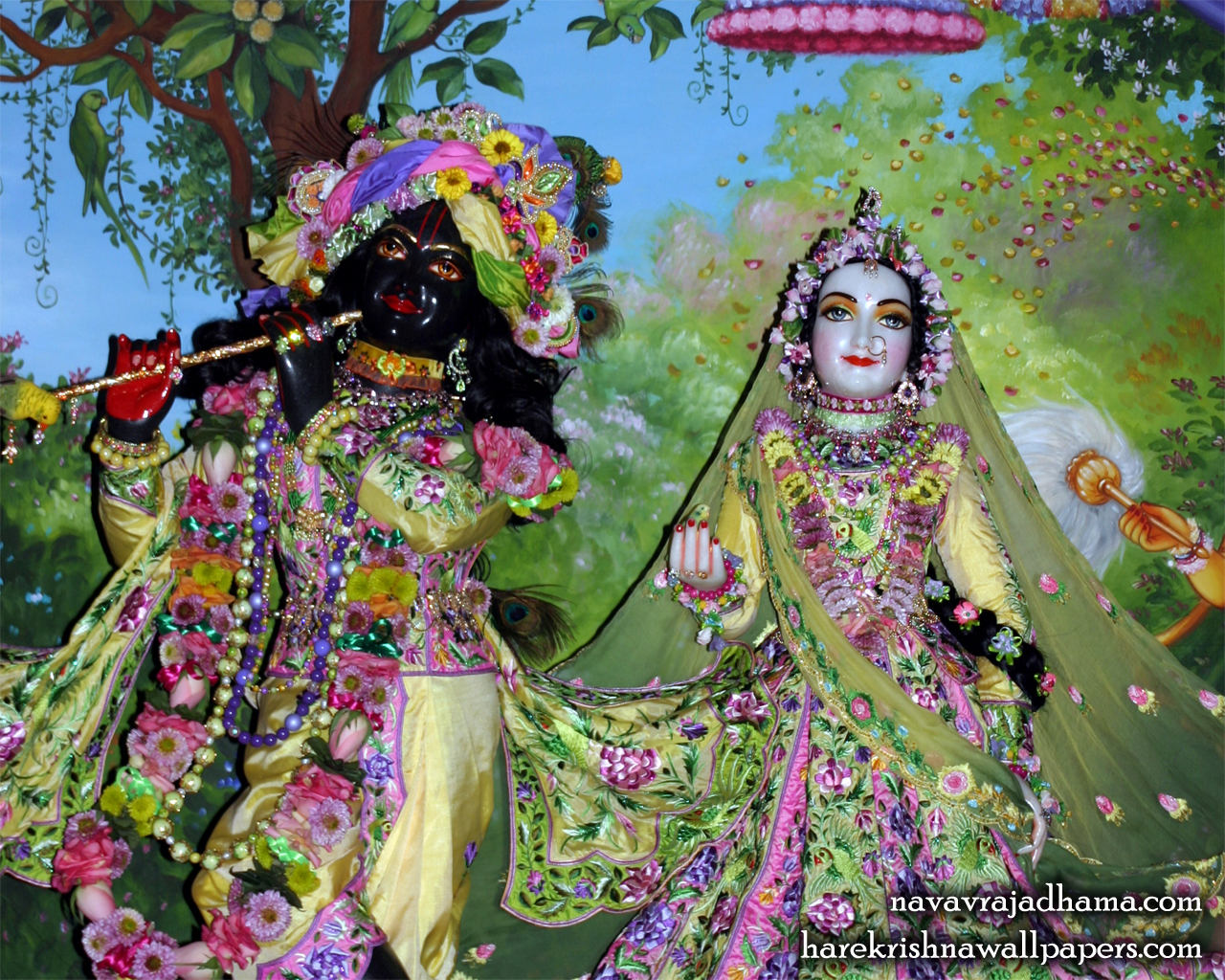 Sri Sri Radha Shyamsundar Close up Wallpaper (002) Size 1280x1024 Download