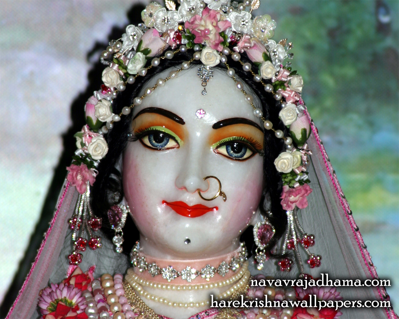 Sri Radha Close up Wallpaper (003) Size 1280x1024 Download