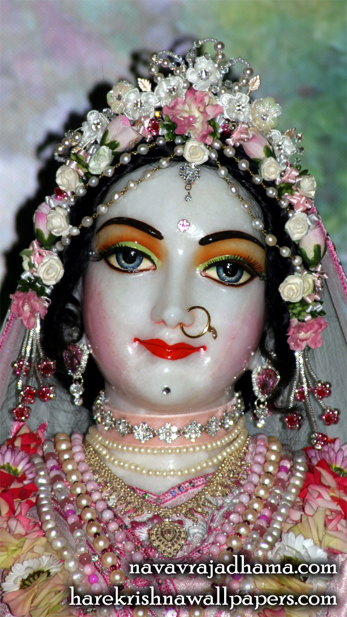 Sri Radha Close up Wallpaper (003) Size 675x1200 Download