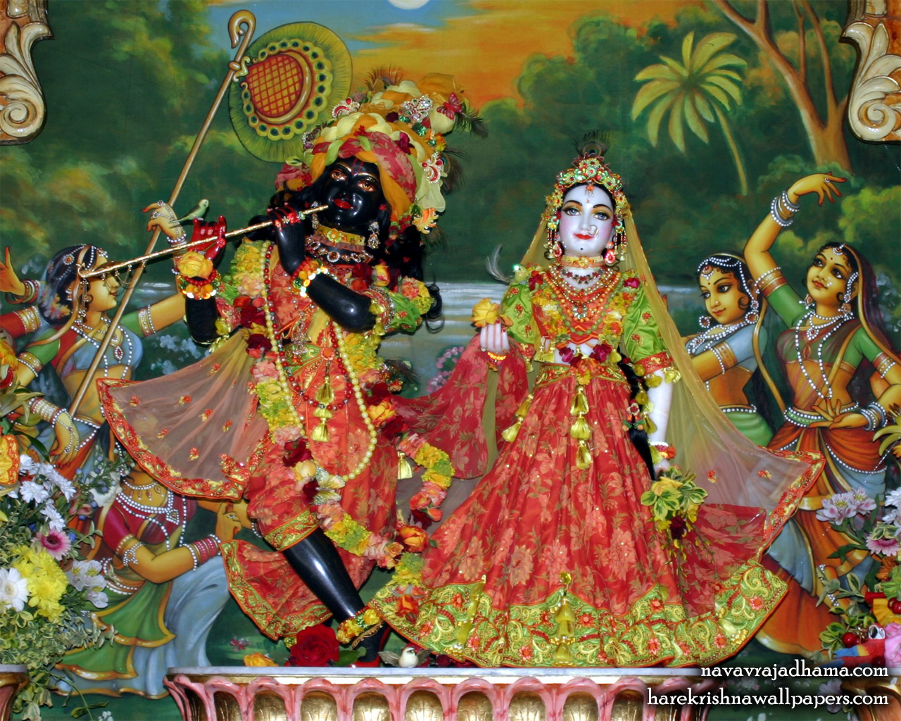 Sri Sri Radha Shyamsundar Wallpaper (003) Size 1280x1024 Download