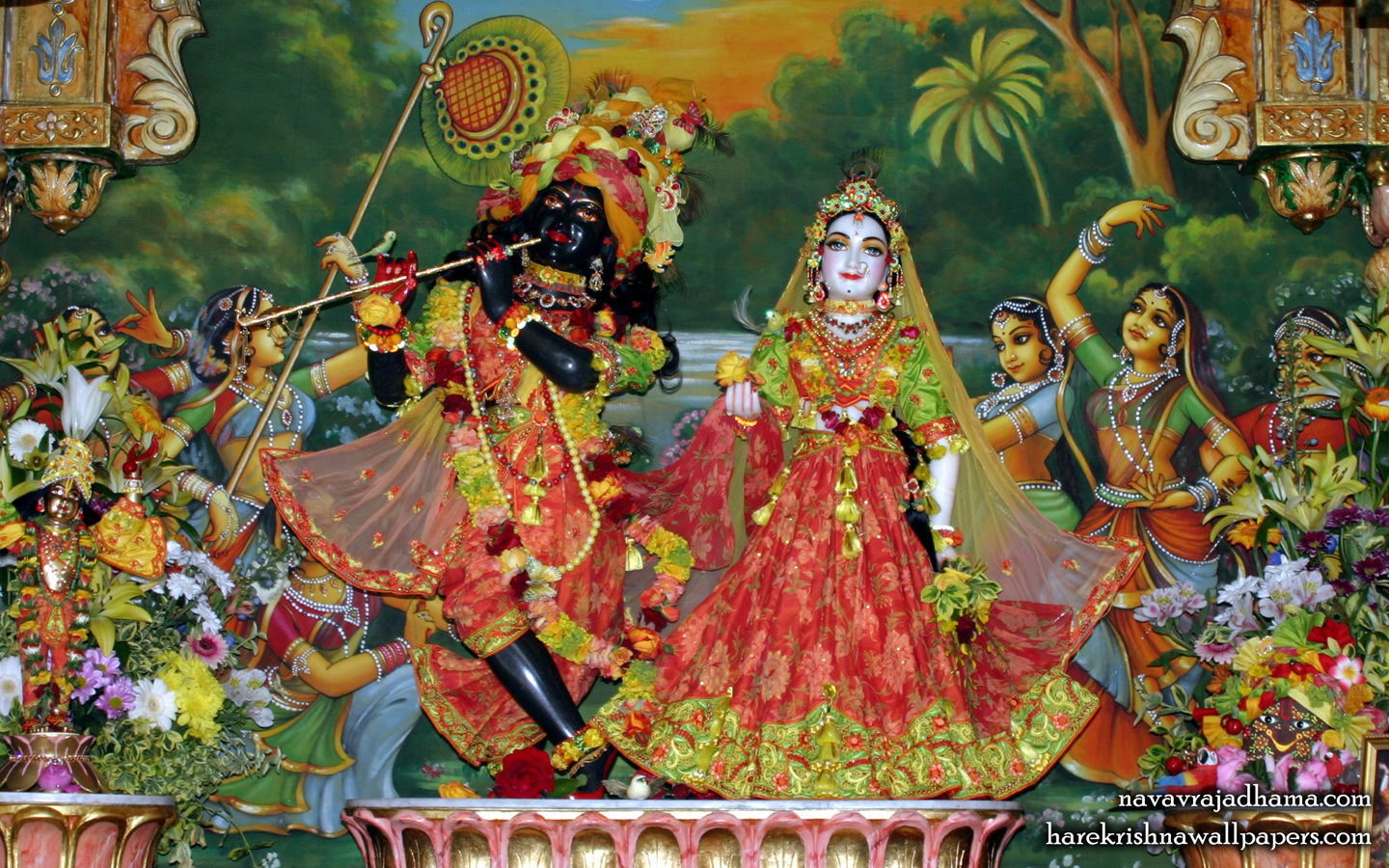 Sri Sri Radha Shyamsundar Wallpaper (003) Size 1440x900 Download