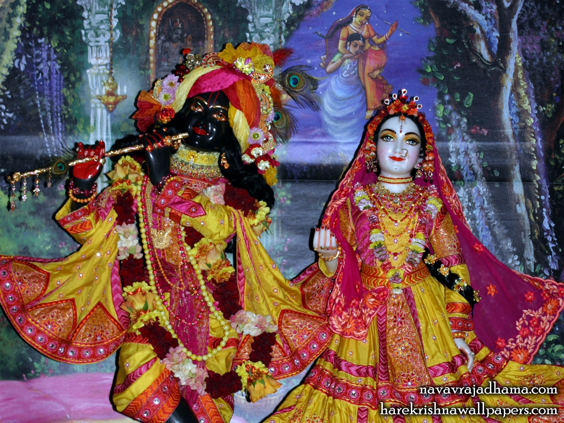 Sri Sri Radha Shyamsundar Close up Wallpaper (003) Size 1152x864 Download