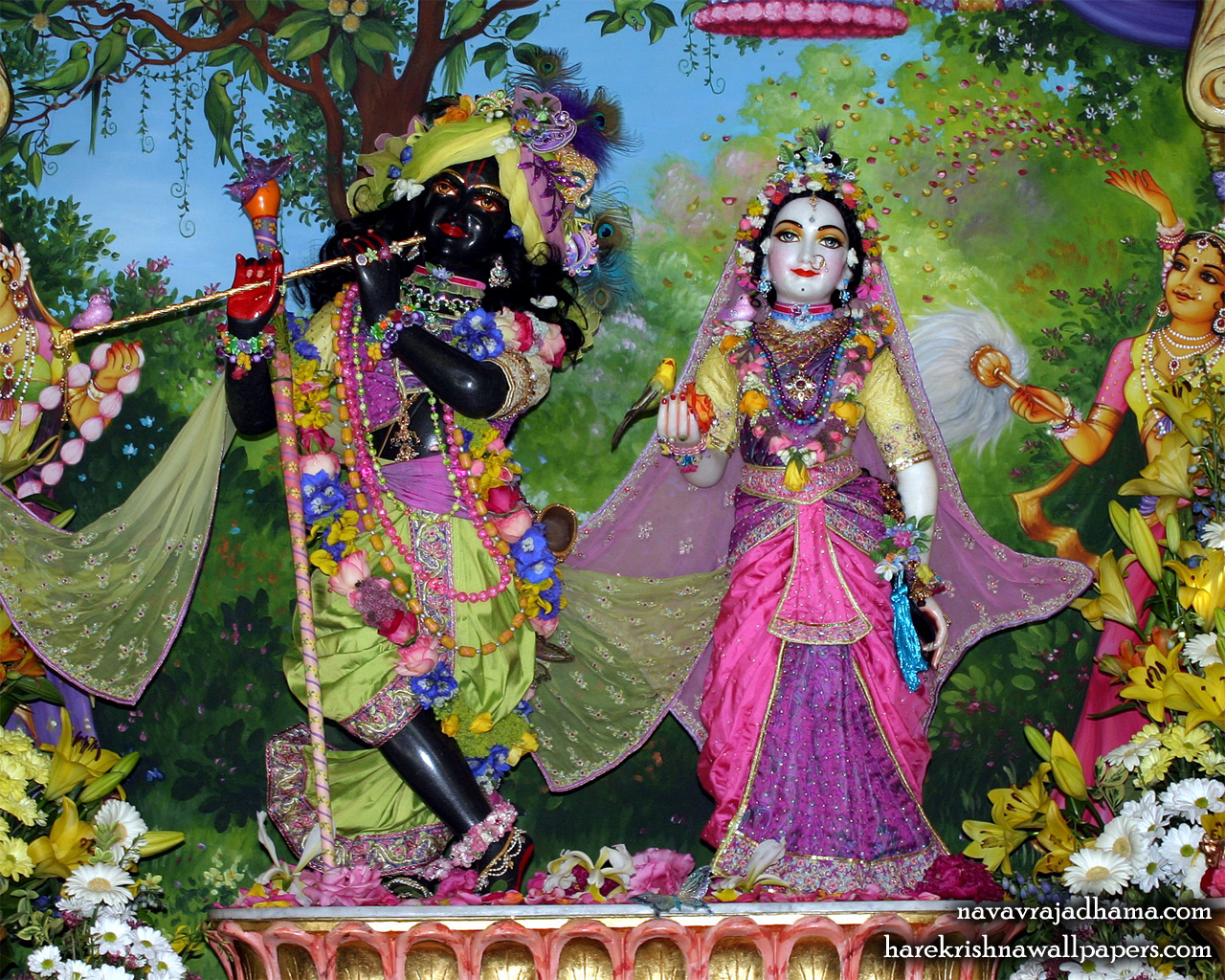 Sri Sri Radha Shyamsundar Wallpaper (004) Size 1280x1024 Download