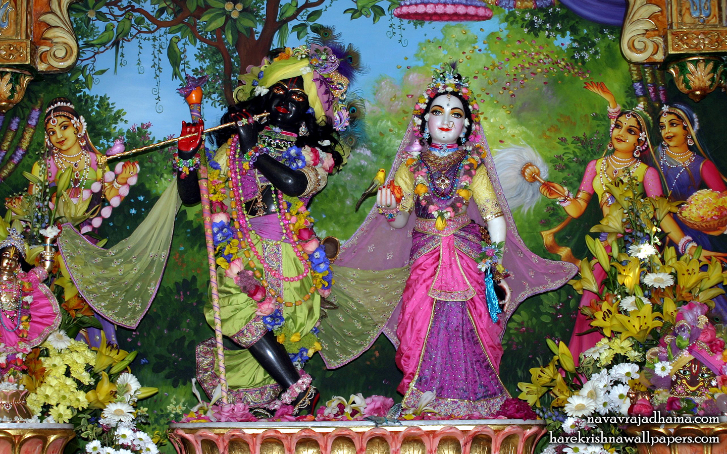 Sri Sri Radha Shyamsundar Wallpaper (004) Size 1440x900 Download