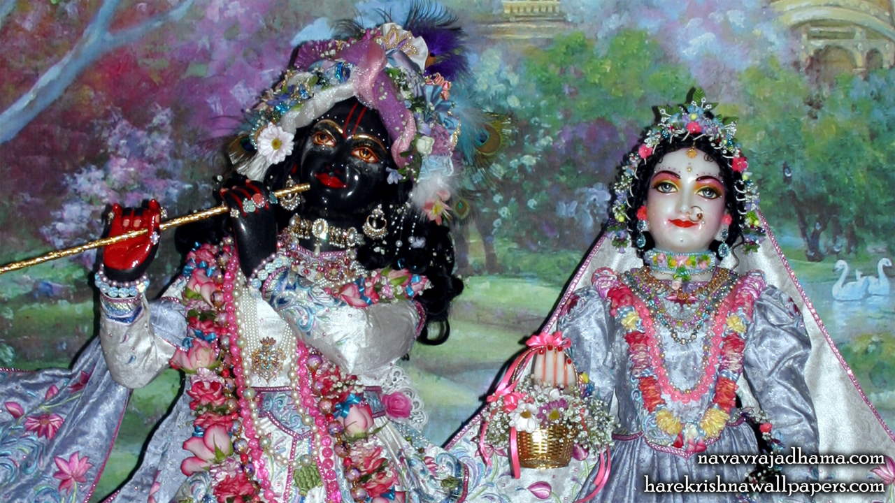 Sri Sri Radha Shyamsundar Close up Wallpaper (004) Size1280x720 Download