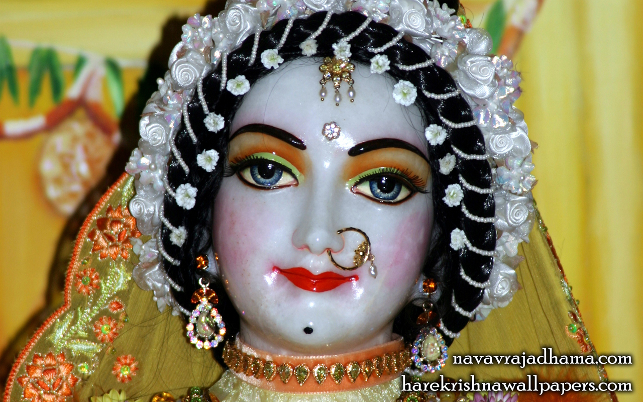 Sri Radha Close up Wallpaper (005) Size 1280x800 Download