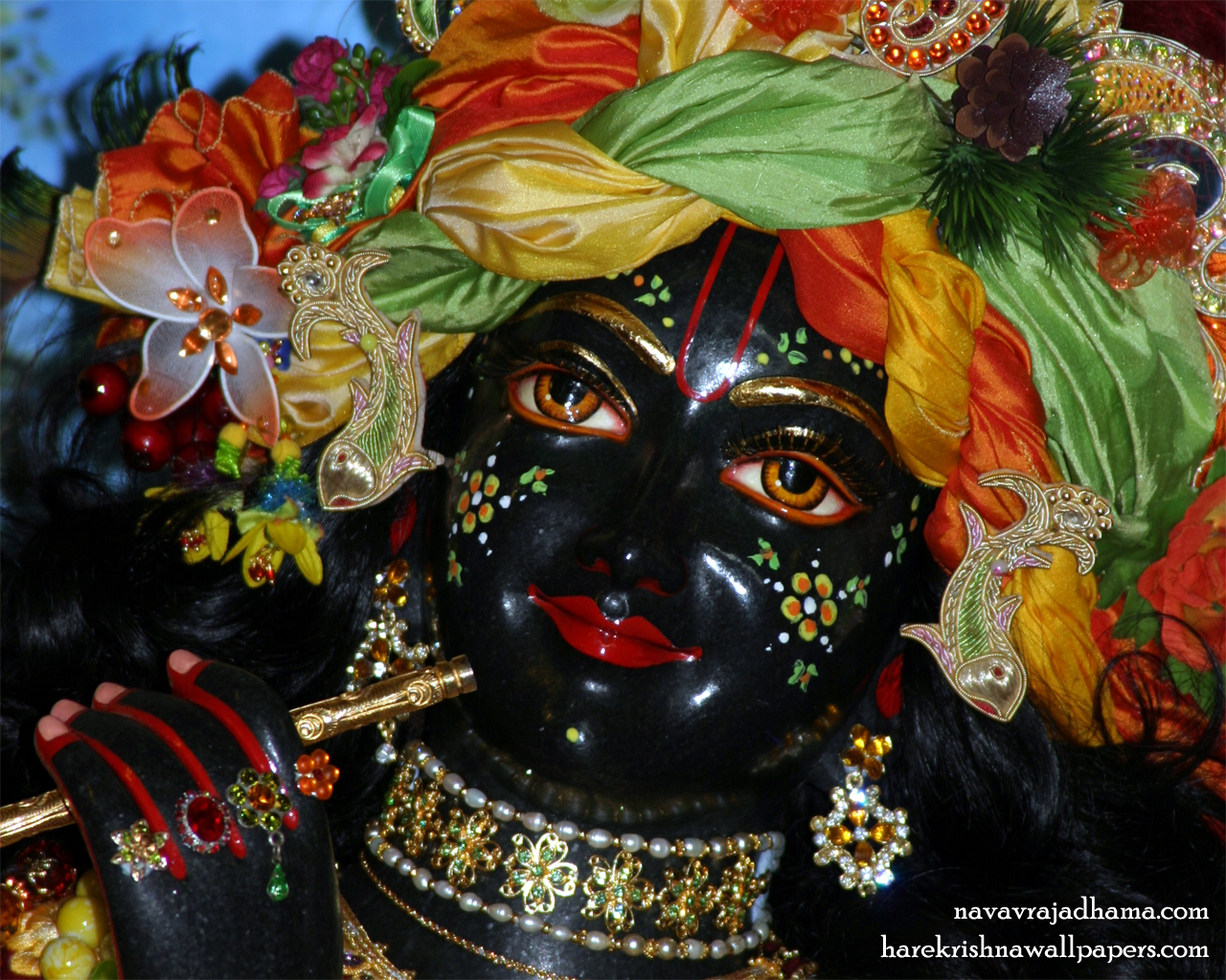 Sri Shyamsundar Close up Wallpaper (005) Size 1280x1024 Download