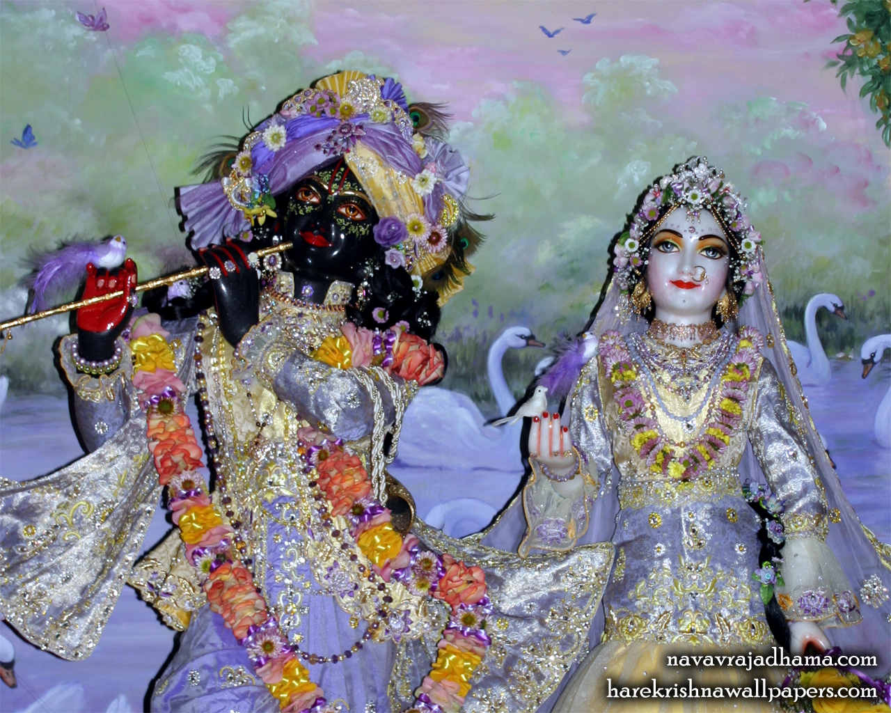 Sri Sri Radha Shyamsundar Close up Wallpaper (005) Size 1280x1024 Download