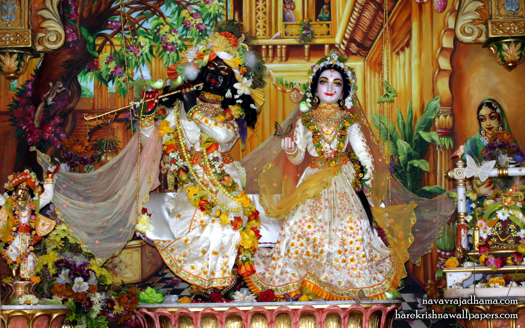 Sri Sri Radha Shyamsundar Wallpaper (006) Size 1680x1050 Download