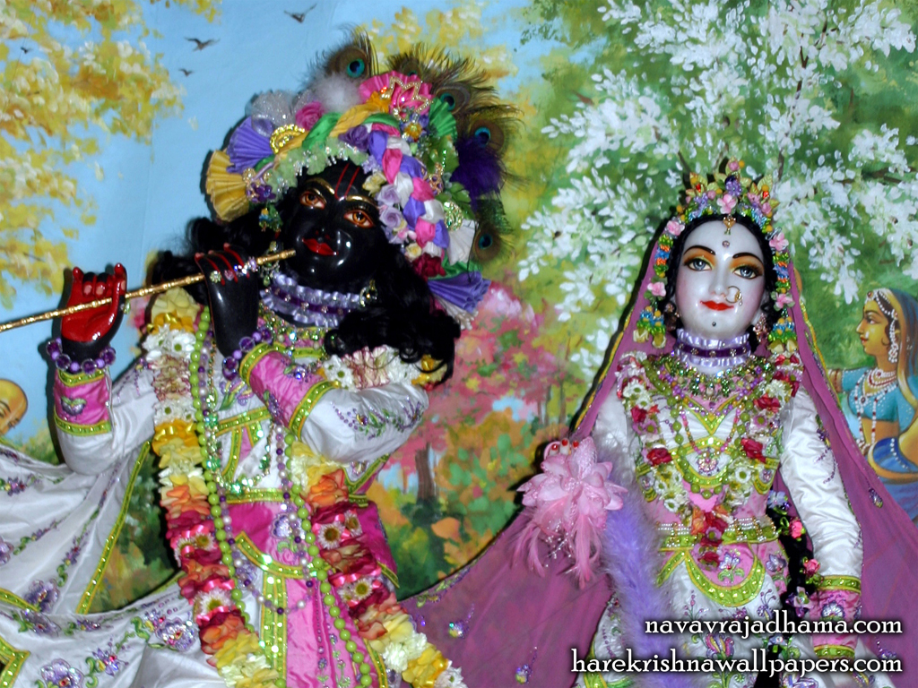 Sri Sri Radha Shyamsundar Close up Wallpaper (006) Size 1024x768 Download