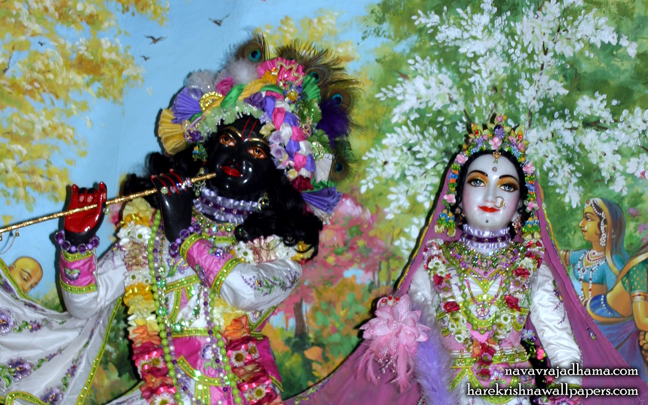 Sri Sri Radha Shyamsundar Close up Wallpaper (006) Size 1280x800 Download