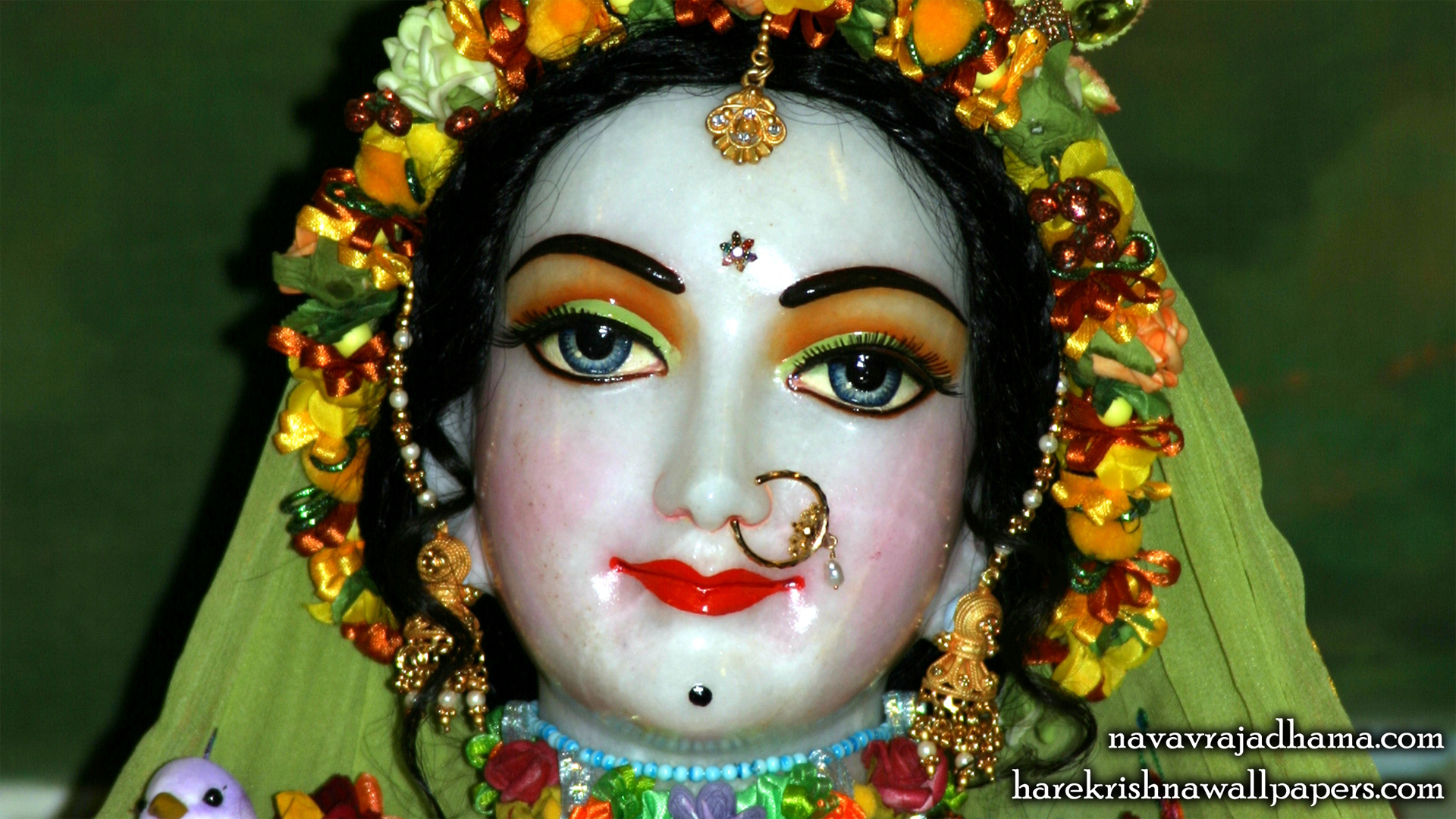 Sri Radha Close up Wallpaper (007) Size 1920x1080 Download