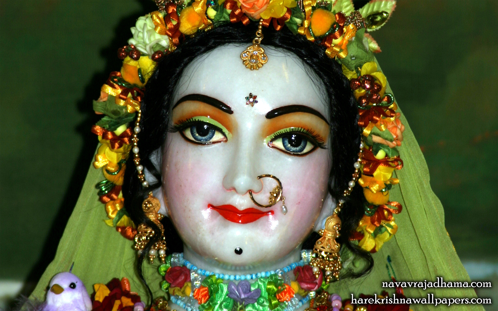Sri Radha Close up Wallpaper (007) Size 1920x1200 Download