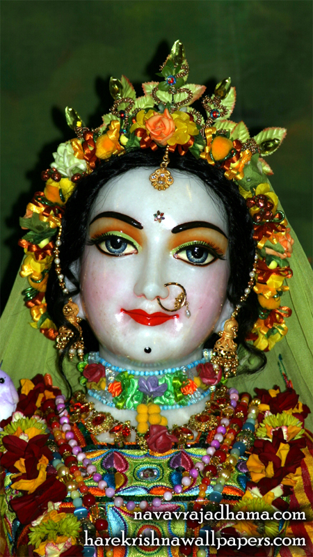 Sri Radha Close up Wallpaper (007) Size 450x800 Download