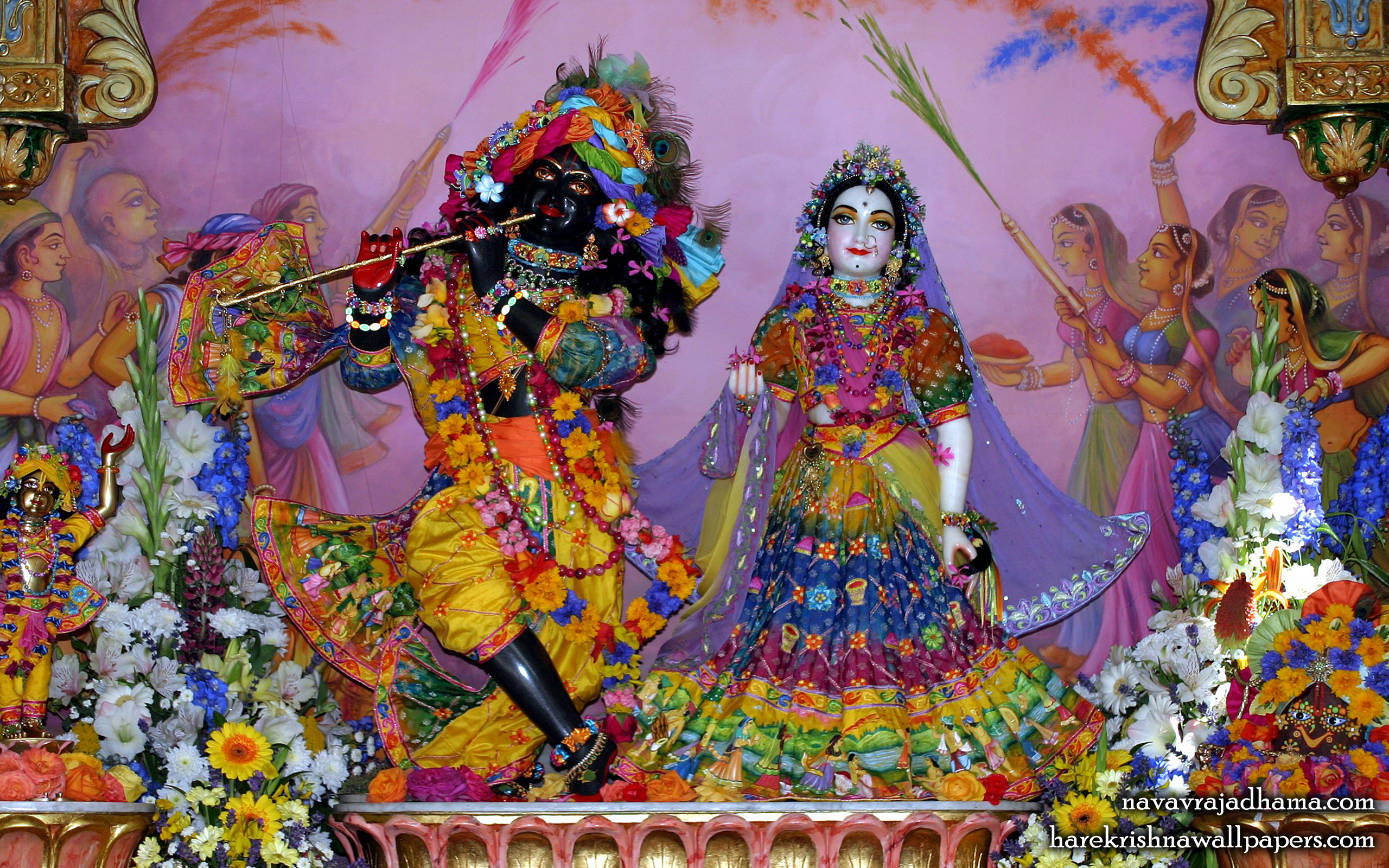 Sri Sri Radha Shyamsundar Wallpaper (007) Size 2560x1600 Download