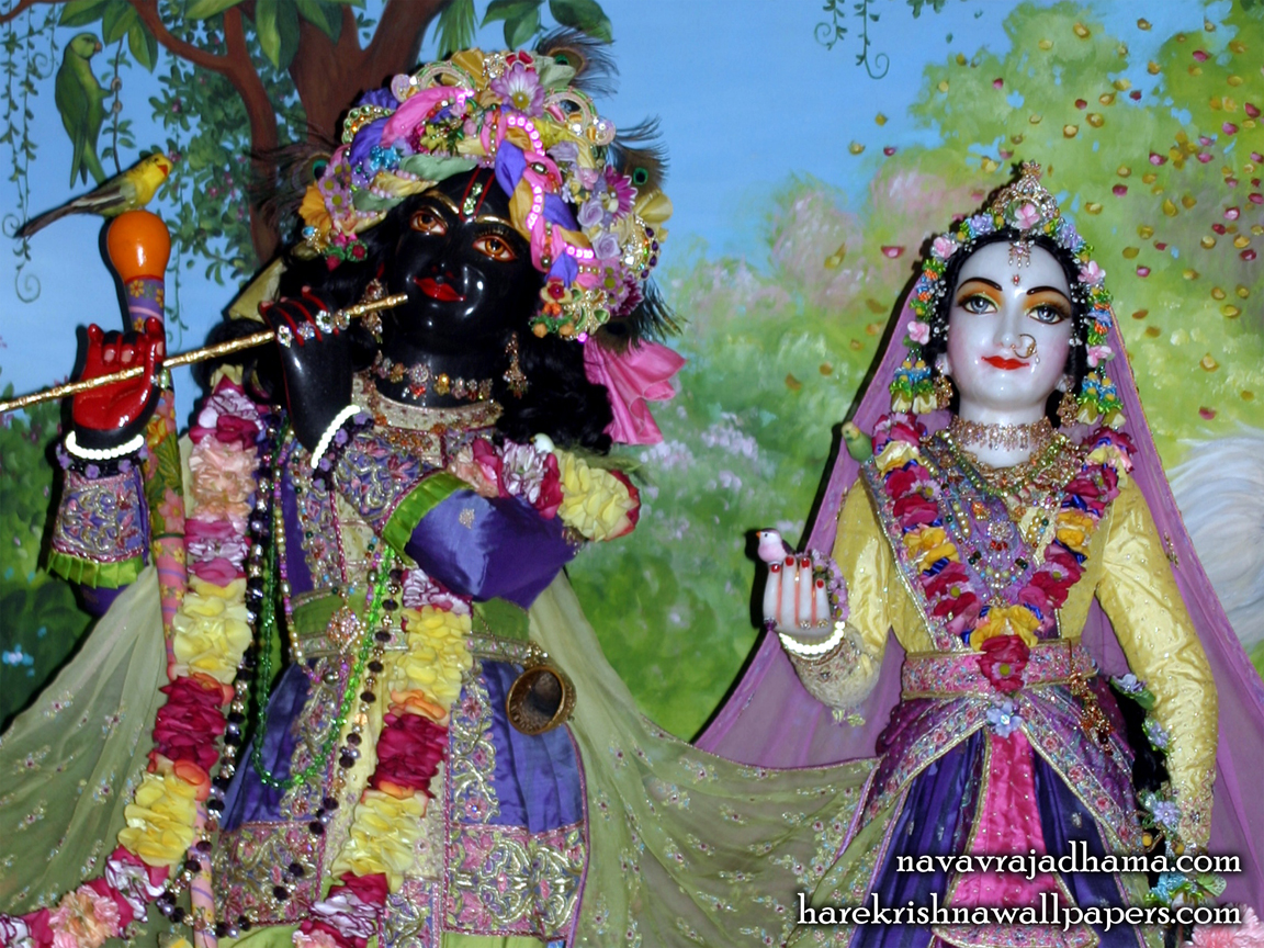 Sri Sri Radha Shyamsundar Close up Wallpaper (007) Size 1152x864 Download