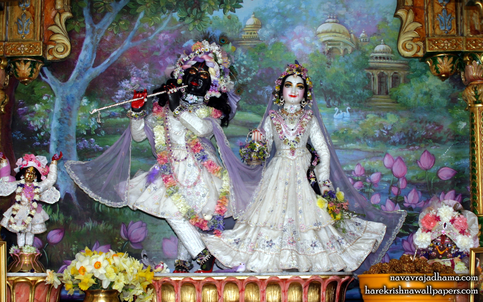 Sri Sri Radha Shyamsundar Wallpaper (008) Size 1680x1050 Download