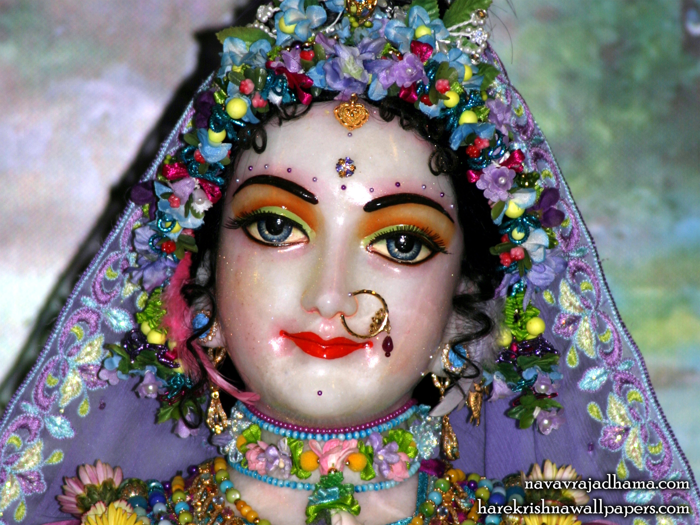 Sri Radha Close up Wallpaper (009) Size 1400x1050 Download