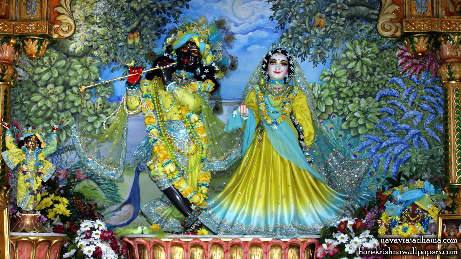 Sri Sri Radha Shyamsundar Wallpaper (009) Size 1600x900 Download