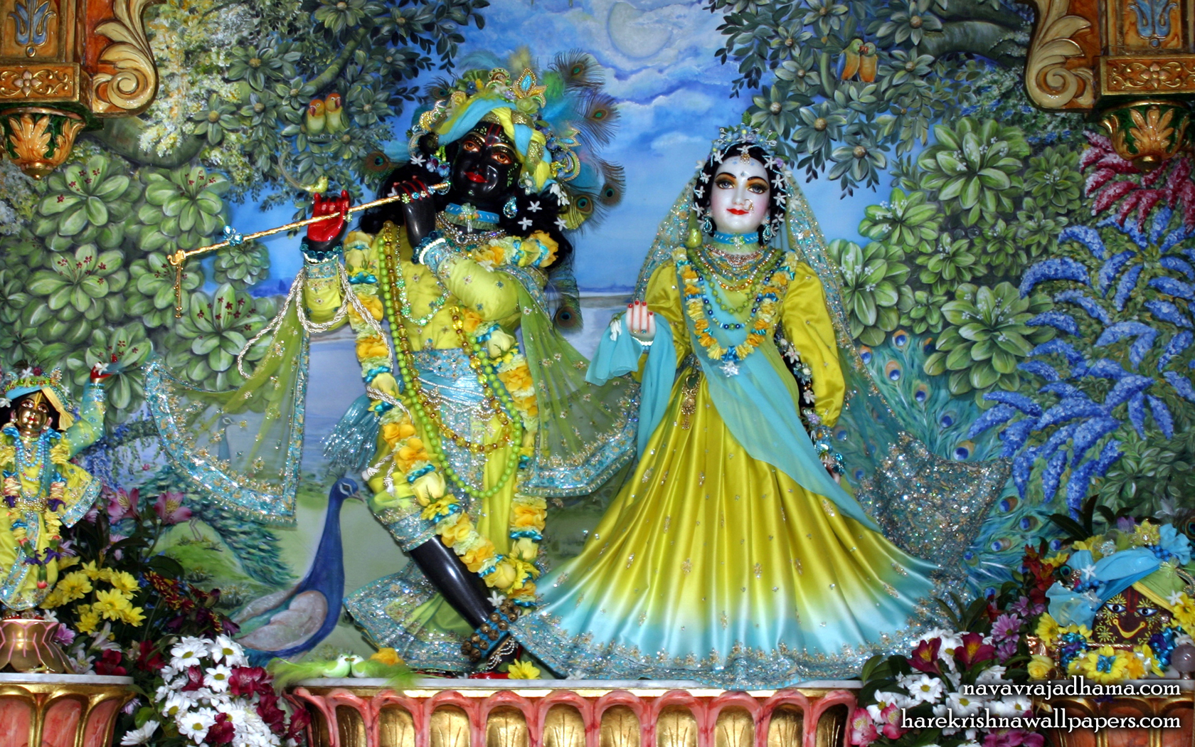 Sri Sri Radha Shyamsundar Wallpaper (009) Size 1680x1050 Download