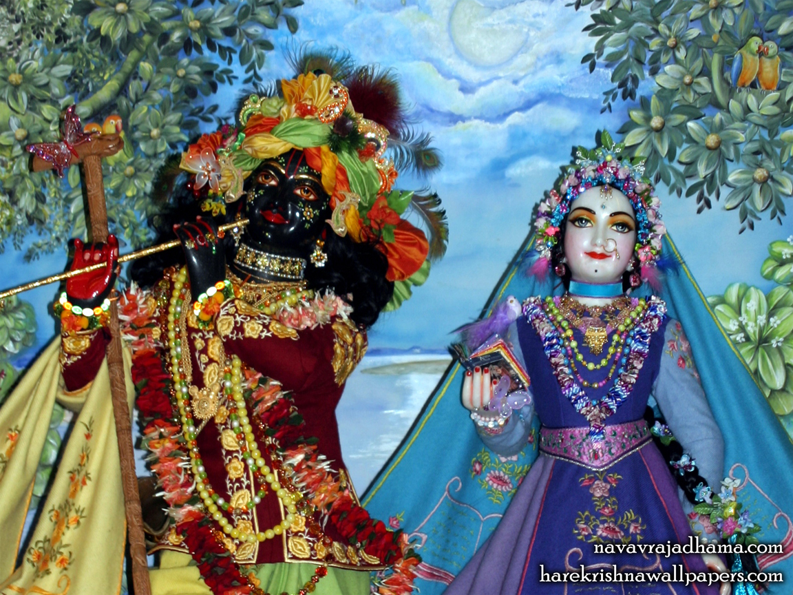Sri Sri Radha Shyamsundar Close up Wallpaper (009) Size 1152x864 Download