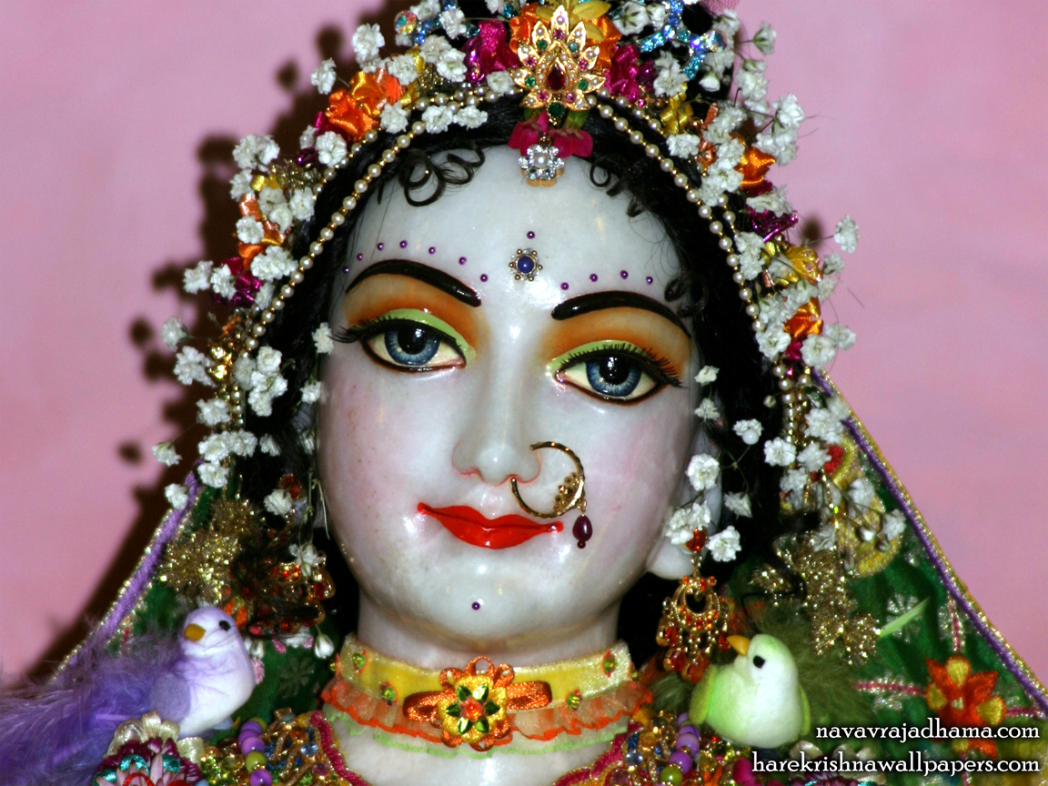 Sri Radha Close up Wallpaper (010) Size 1152x864 Download