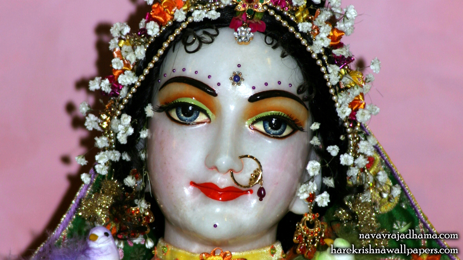 Sri Radha Close up Wallpaper (010) Size 1600x900 Download