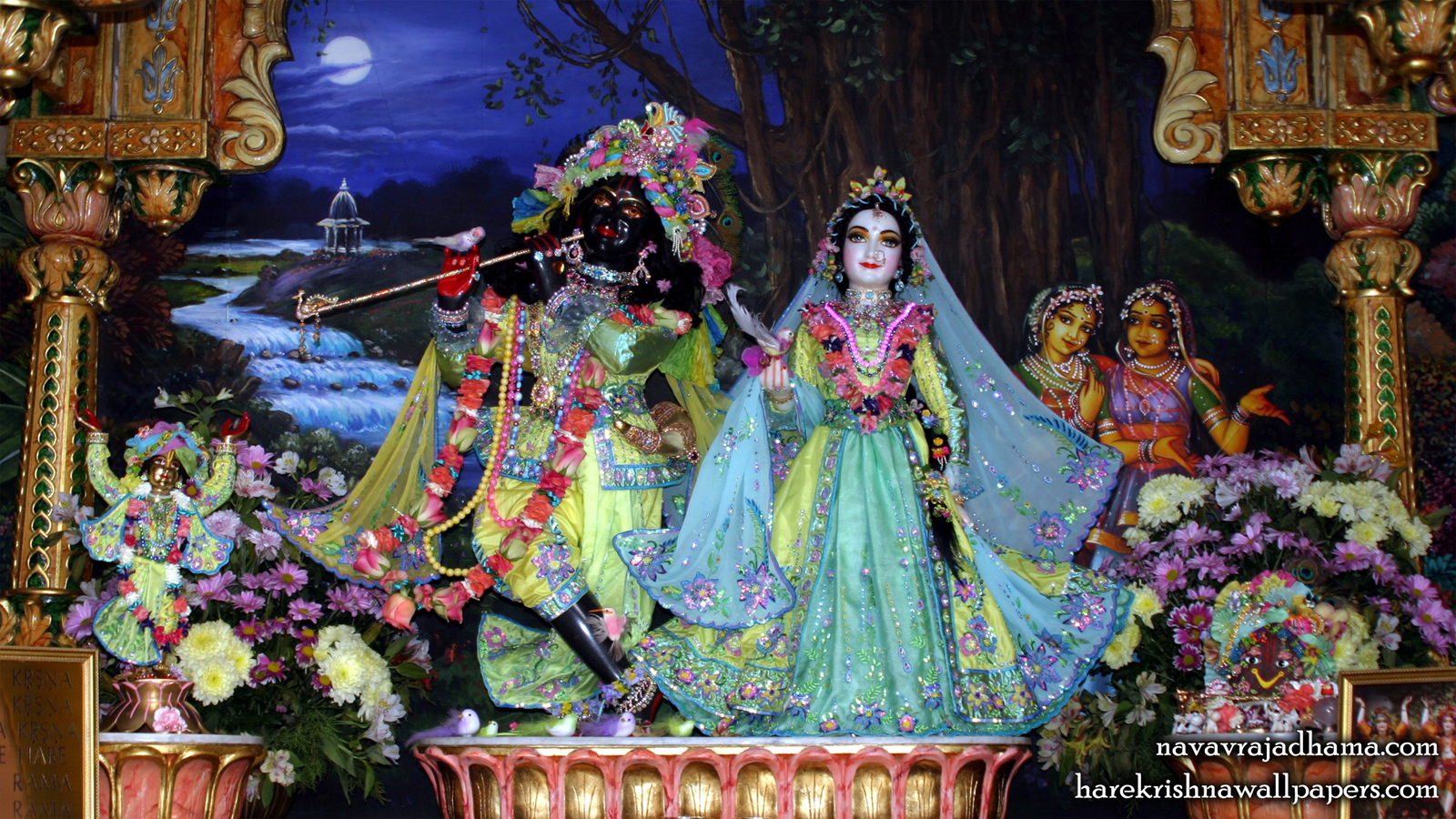 Sri Sri Radha Shyamsundar Wallpaper (010) Size 1600x900 Download