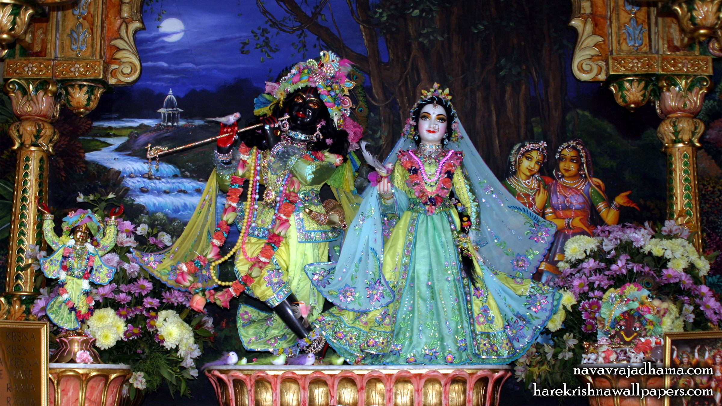 Sri Sri Radha Shyamsundar Wallpaper (010) Size 2400x1350 Download