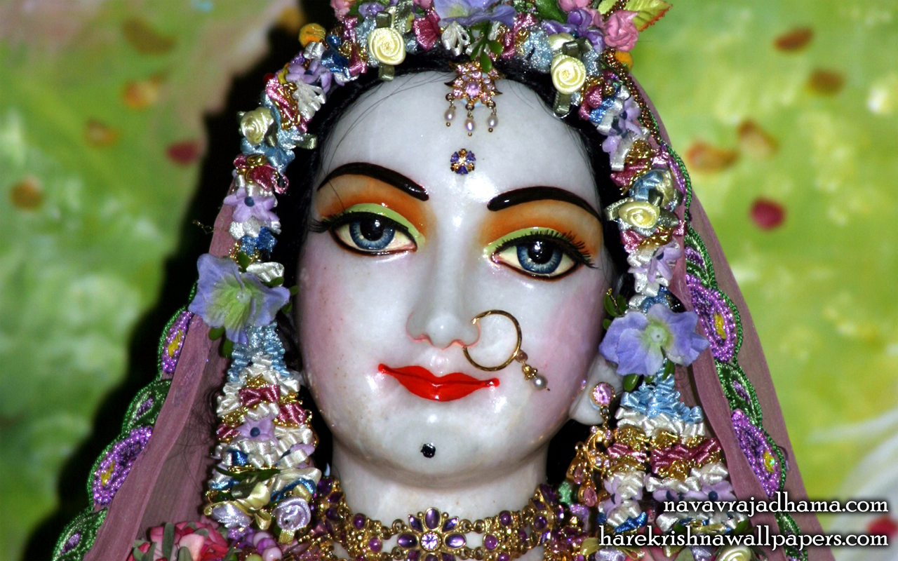 Sri Radha Close up Wallpaper (011) Size 1280x800 Download