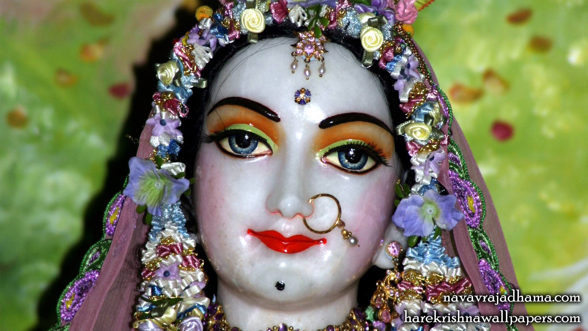 Sri Radha Close up Wallpaper (011) Size 1920x1080 Download