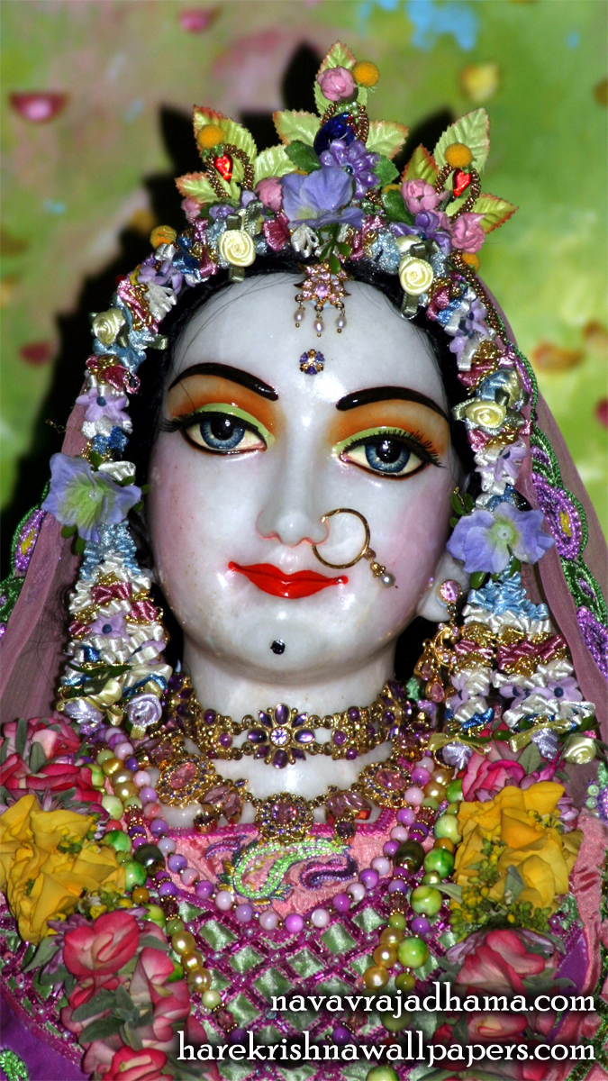 Sri Radha Close up Wallpaper (011) Size 675x1200 Download
